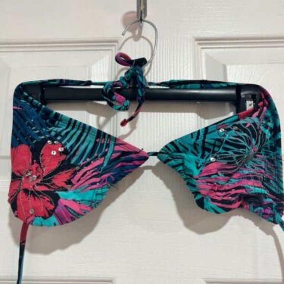 Floral String Bikini Top Brand New NWT - Picture 1 of 9